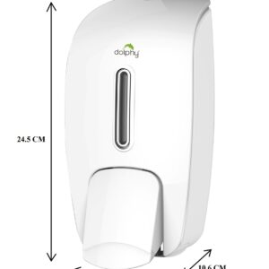Plaza Manual Soap-Sanitiser Dispenser 800ML- White