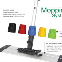 Sabco - Ergonomic Flat Mop - Ultra Clean Rail Base 40cm