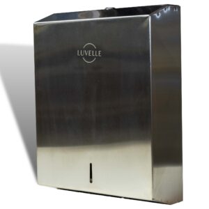 LUVELLE Hand Towel Dispenser – Stainless Steel – Large