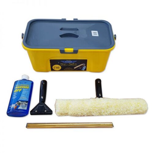 Ettore Window Cleaning Starter Kit with Bucket