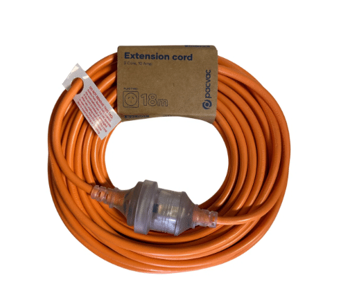 Pacvac Vacuum Extension Cord - 18 metre