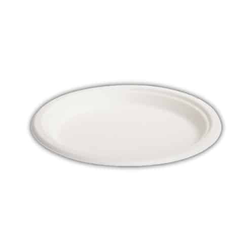 9" Sugar Cane Round Plates 10x50