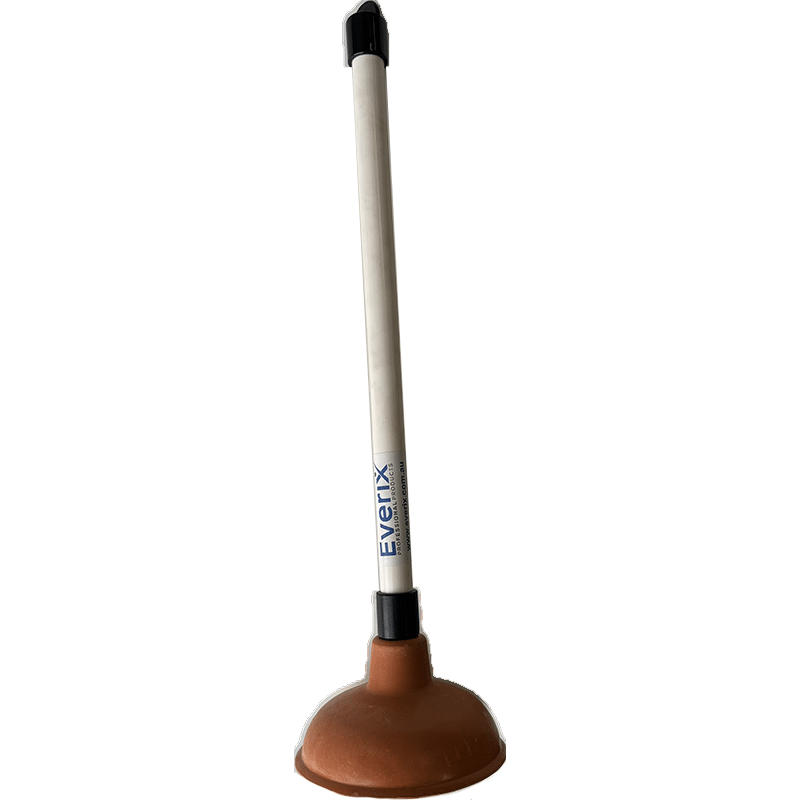 Everix Toilet Plunger - Plastic Handle