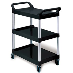 Rubbermaid Small 3 Tier Utility Cart Service Trolley