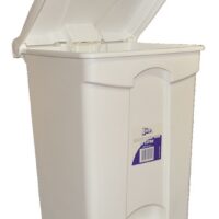 Edco Handy Step Bin with Pedal in White 19170  - 68 Litre