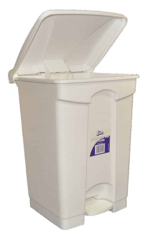 Edco Handy Step Bin with Pedal in White 19170  - 68 Litre