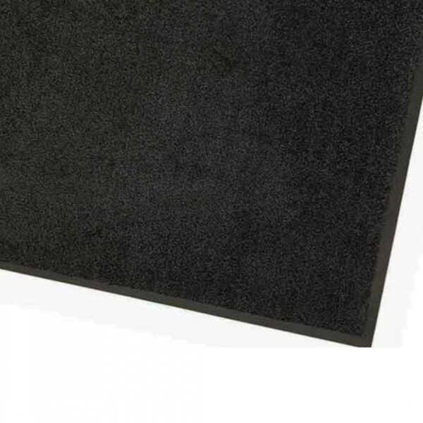 Entry Door Plush Mat - Black or Grey - Various Sizes