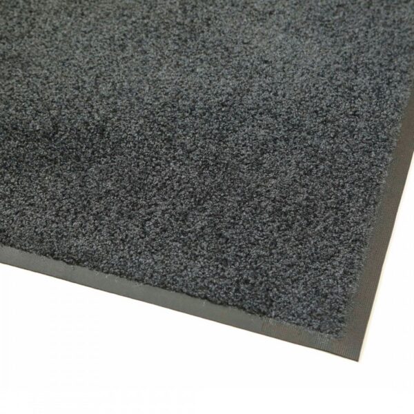 Entry Door Plush Mat - Black or Grey - Various Sizes