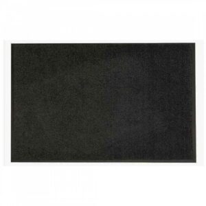 Entry Door Plush Mat - Black or Grey - Various Sizes
