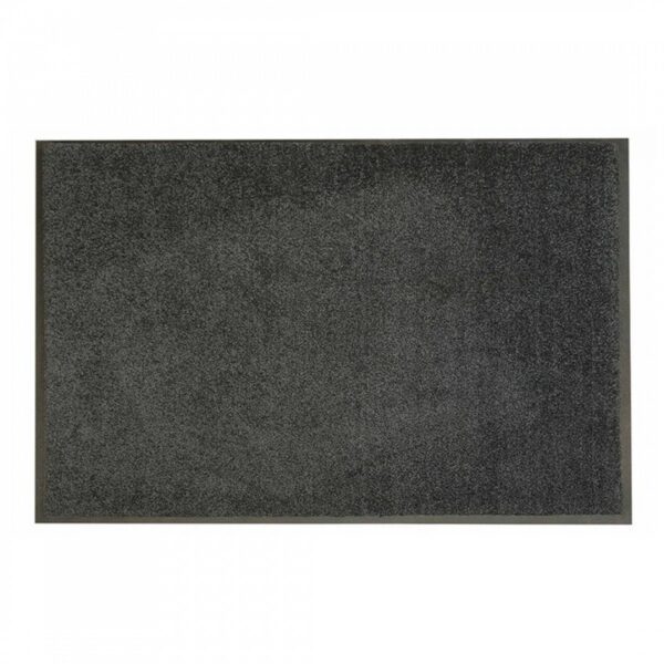 Entry Door Plush Mat - Black or Grey - Various Sizes