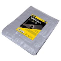 Tarpaulin Heavy Duty 130gsm - Grey - Various Sizes