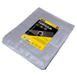 Tarpaulin Heavy Duty 130gsm - Grey - Various Sizes