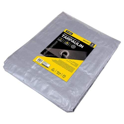 Tarpaulin Heavy Duty 130gsm - Grey - Various Sizes